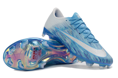 Men's Nike Air Zoom Mercurial Superfly 11 FG Firm Ground Low-Tops Football Boots - Blue/Sky Blue/Metallic Blue