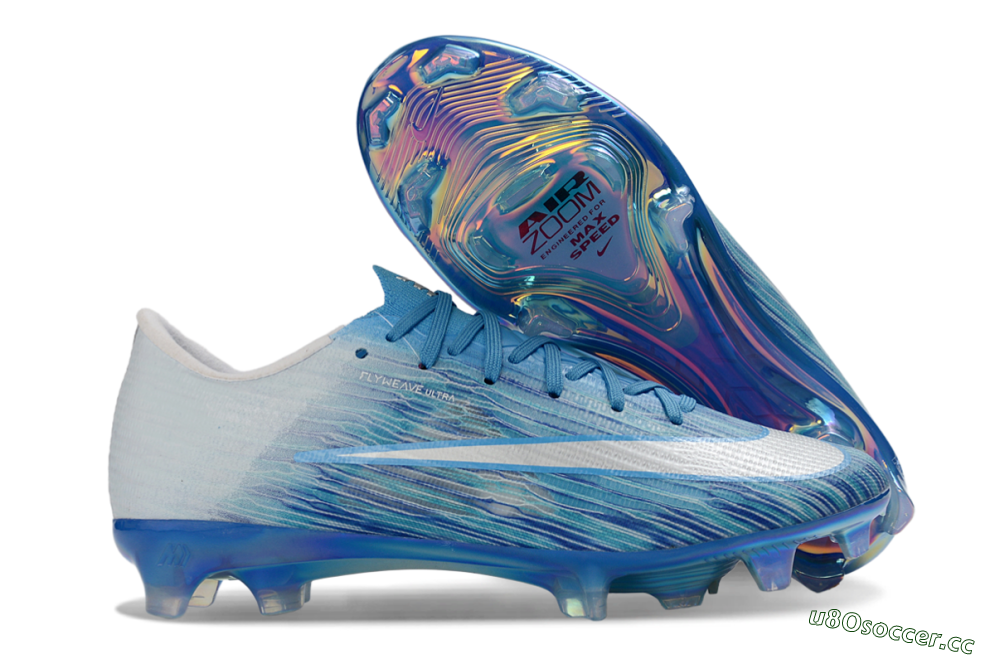 Men's Nike Air Zoom Mercurial Superfly 11 FG Firm Ground Low-Tops Football Boots - Blue/Sky Blue/Metallic Blue 2