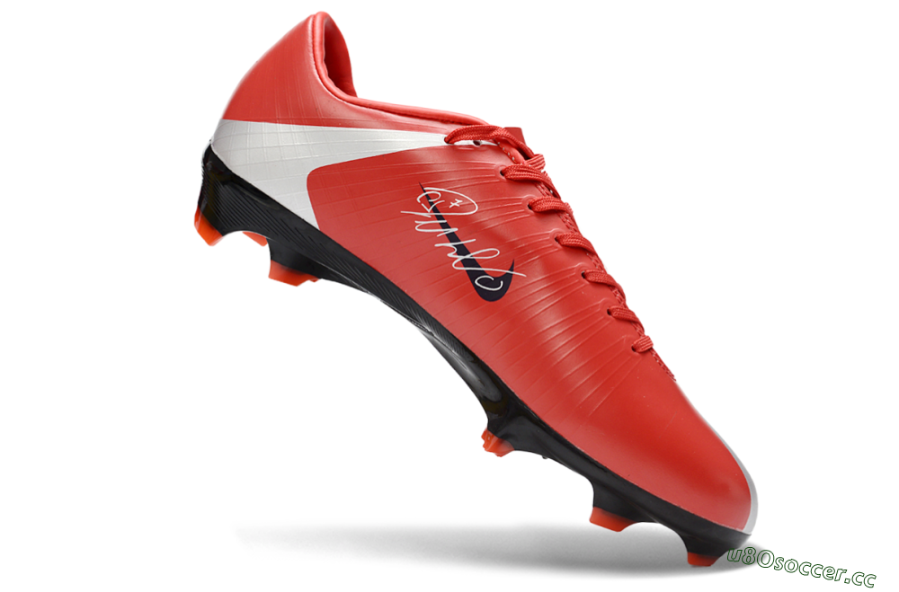 Men's Nike Air Zoom Mercurial Vapor 16 Elite FG Firm Ground Low-Tops Football Boots - Red/Vibrant Red/Steel Gray 4