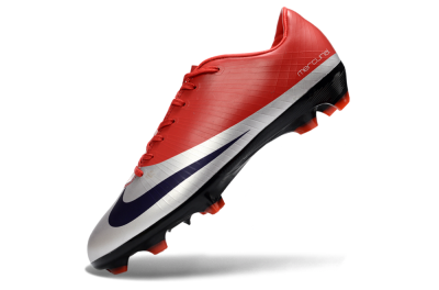 Men's Nike Air Zoom Mercurial Vapor 16 Elite FG Firm Ground Low-Tops Football Boots - Red/Vibrant Red/Steel Gray