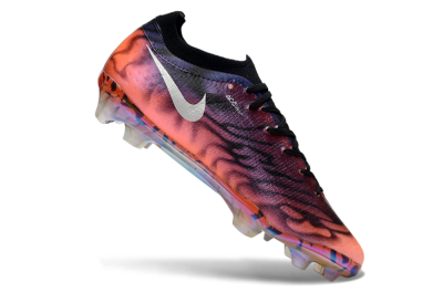 Unisex Nike Air Zoom Mercurial Vapor 17 Elite FG Firm Ground Low-Tops Football Boots - Orange/Flamingo Pink/Black Violet