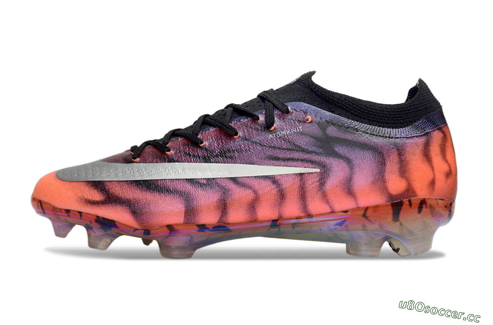 Unisex Nike Air Zoom Mercurial Vapor 17 Elite FG Firm Ground Low-Tops Football Boots - Orange/Flamingo Pink/Black Violet 0