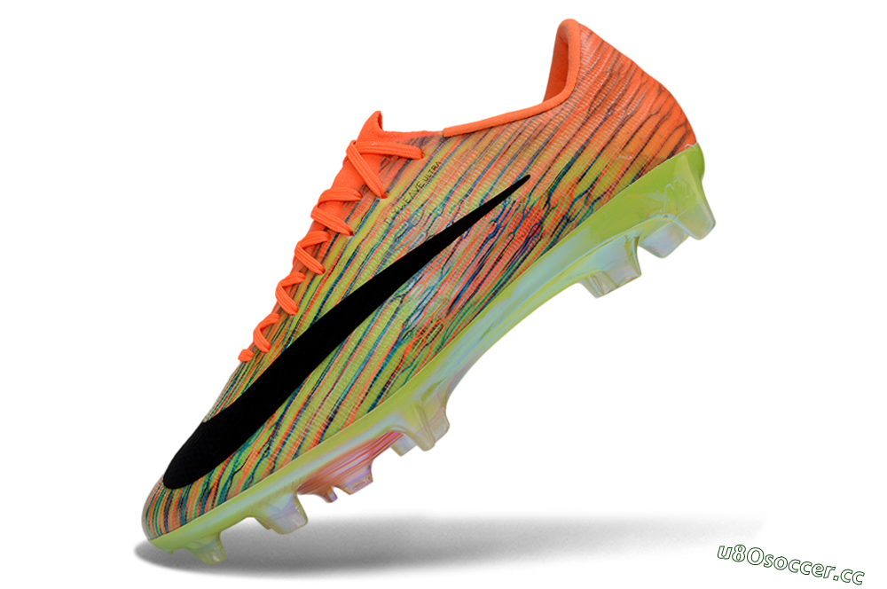 Men's Nike Air Zoom Mercurial Superfly 11 FG Firm Ground Low-Tops Football Boots - Orange/Flame Orange/Neon Green 5