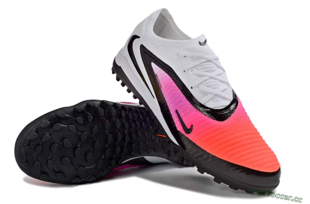 Unisex Nike Phantom 6 Elite Low TF Artificial Turf Low-Tops Football Shoes - Pink/Vibrant Pink/Classic Black 3