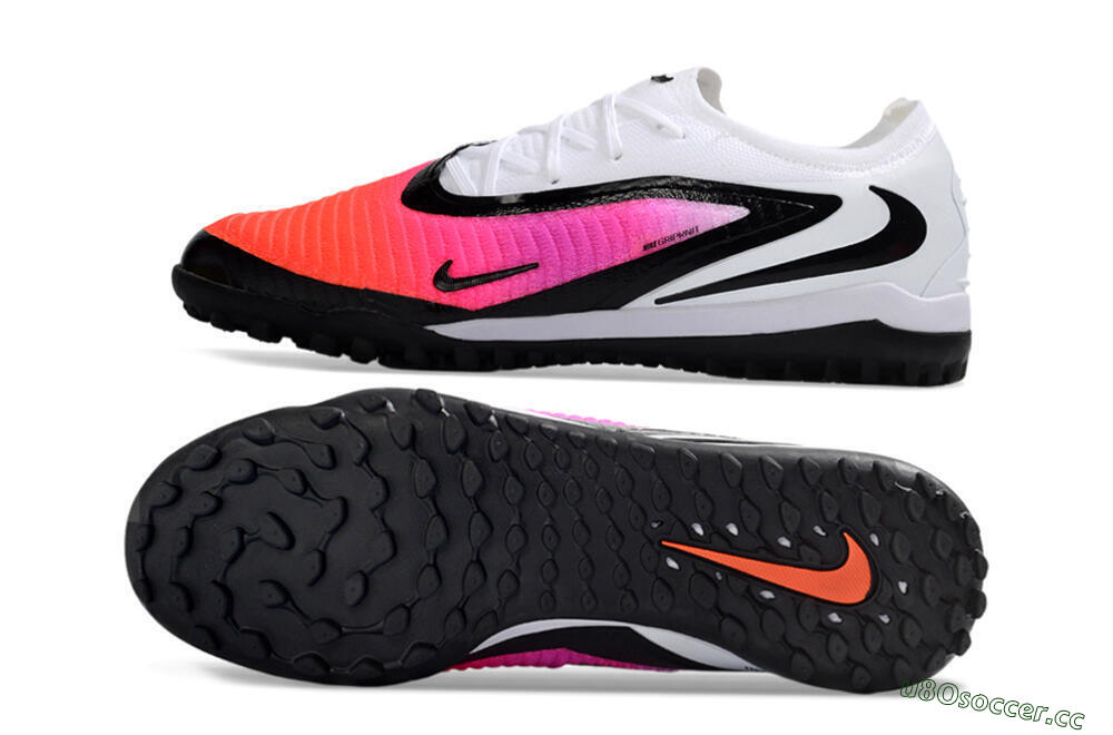 Unisex Nike Phantom 6 Elite Low TF Artificial Turf Low-Tops Football Shoes - Pink/Vibrant Pink/Classic Black 1