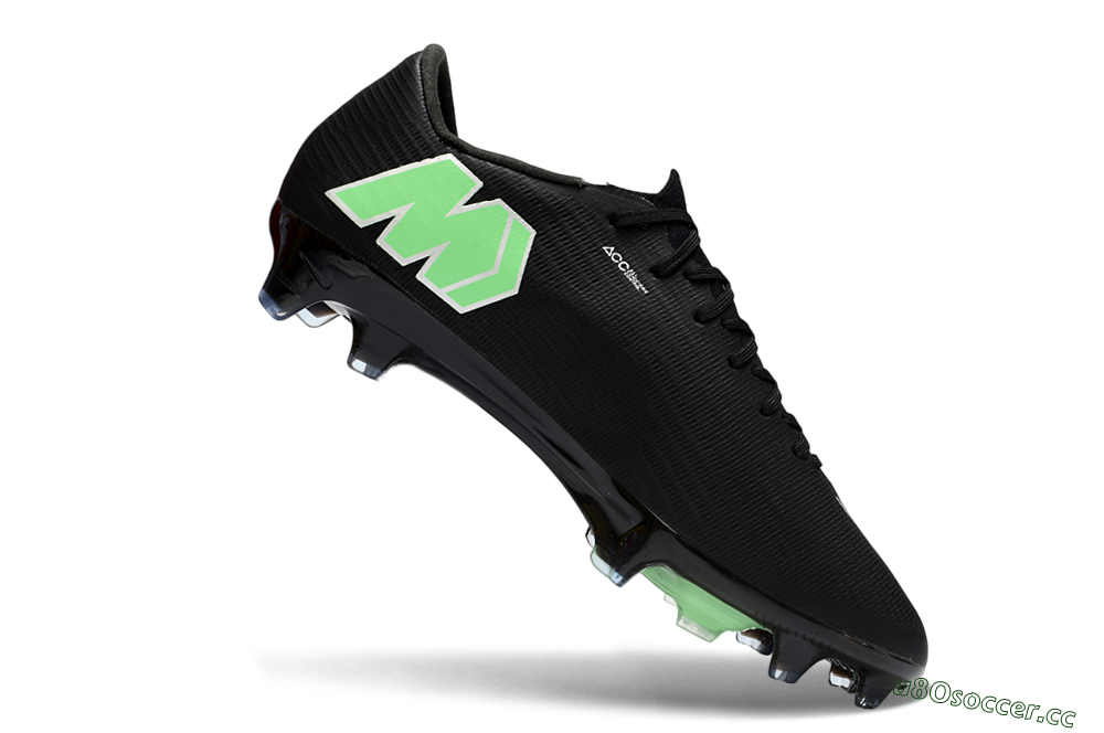 Men's Nike Air Zoom Mercurial Superfly 11 FG Firm Ground Low-Tops Football Boots - Black/Lime Green/Slate Gray 4