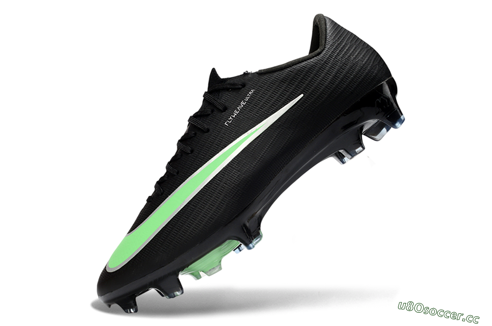 Men's Nike Air Zoom Mercurial Superfly 11 FG Firm Ground Low-Tops Football Boots - Black/Lime Green/Slate Gray 5