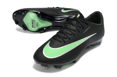 Men's Nike Air Zoom Mercurial Superfly 11 FG Firm Ground Low-Tops Football Boots - Black/Lime Green/Slate Gray