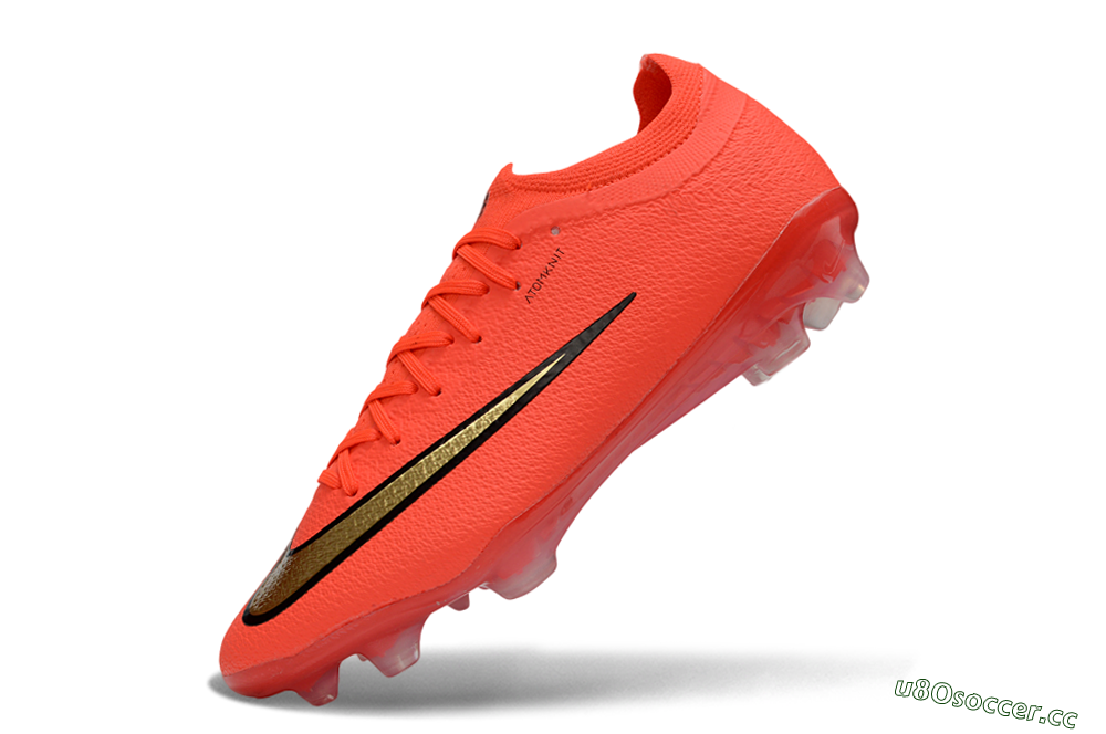 Unisex Nike Air Zoom Mercurial Vapor 16 Elite FG Firm Ground Low-Tops Football Boots - Orange/Sunset Orange/Jet Black 5