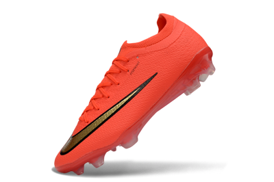 Unisex Nike Air Zoom Mercurial Vapor 16 Elite FG Firm Ground Low-Tops Football Boots - Orange/Sunset Orange/Jet Black