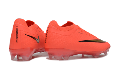 Unisex Nike Air Zoom Mercurial Vapor 16 Elite FG Firm Ground Low-Tops Football Boots - Orange/Sunset Orange/Jet Black