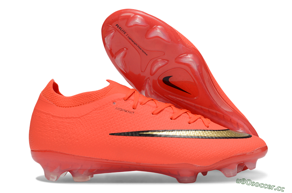 Unisex Nike Air Zoom Mercurial Vapor 16 Elite FG Firm Ground Low-Tops Football Boots - Orange/Sunset Orange/Jet Black 2