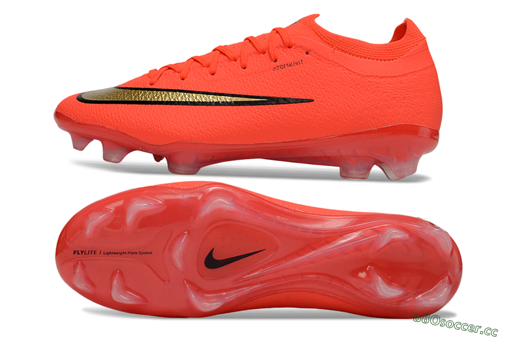 Unisex Nike Air Zoom Mercurial Vapor 16 Elite FG Firm Ground Low-Tops Football Boots - Orange/Sunset Orange/Jet Black 1