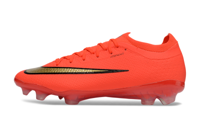 Unisex Nike Air Zoom Mercurial Vapor 16 Elite FG Firm Ground Low-Tops Football Boots - Orange/Sunset Orange/Jet Black