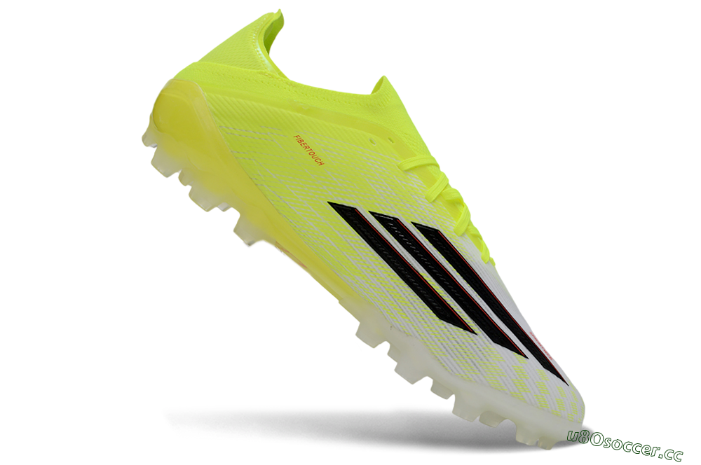 Men's Adidas F50 Elite AG Artificial Grass Low-Tops Football Boots - Yellow/Vibrant Neon/Flashy Black 4