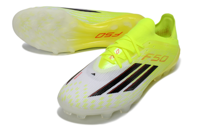 Men's Adidas F50 Elite AG Artificial Grass Low-Tops Football Boots - Yellow/Vibrant Neon/Flashy Black