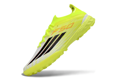 Unisex Adidas F50 Elite TF Artificial Turf Low-Tops Football Shoes - Yellow/Electric Yellow/White Blast