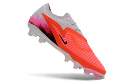 Unisex Nike Phantom 6 Elite Low FG Firm Ground Low-Tops Football Boots - Pink/Bright Neon/Black