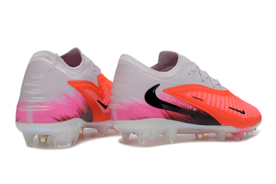 Unisex Nike Phantom 6 Elite Low FG Firm Ground Low-Tops Football Boots - Pink/Bright Neon/Black
