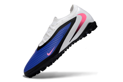 Men's Nike Phantom 6 Elite Low TF Artificial Turf Low-Tops Football Shoes - Blue/Electric Blue/Pink Blast