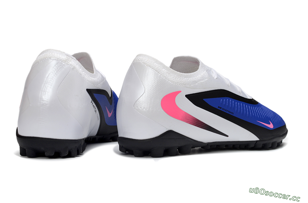 Men's Nike Phantom 6 Elite Low TF Artificial Turf Low-Tops Football Shoes - Blue/Electric Blue/Pink Blast 6