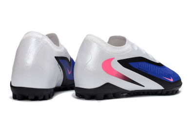 Men's Nike Phantom 6 Elite Low TF Artificial Turf Low-Tops Football Shoes - Blue/Electric Blue/Pink Blast