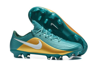 Men's Nike Tiempo Legend 11 Elite FG Firm Ground Low-Tops Football Boots - Teal/Sunset Yellow/Deep Teal