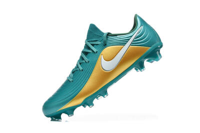 Men's Nike Tiempo Legend 11 Elite FG Firm Ground Low-Tops Football Boots - Teal/Sunset Yellow/Deep Teal