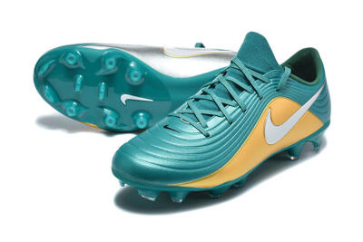 Men's Nike Tiempo Legend 11 Elite FG Firm Ground Low-Tops Football Boots - Teal/Sunset Yellow/Deep Teal