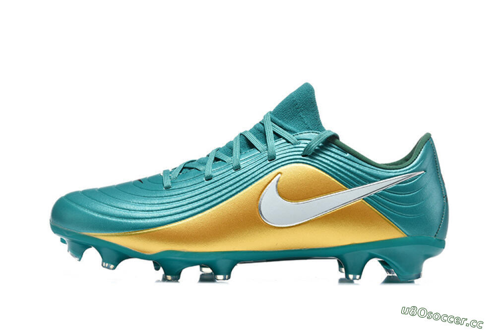 Men's Nike Tiempo Legend 11 Elite FG Firm Ground Low-Tops Football Boots - Teal/Sunset Yellow/Deep Teal 0