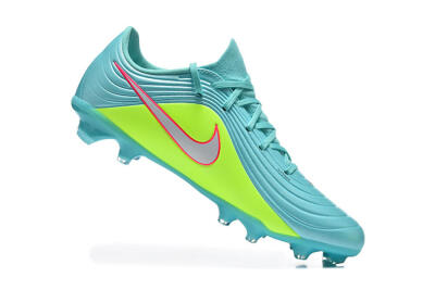 Men's Nike Tiempo Legend 11 Elite FG Firm Ground Low-Tops Football Boots - Aqua/Coral Glow/Neon Lime