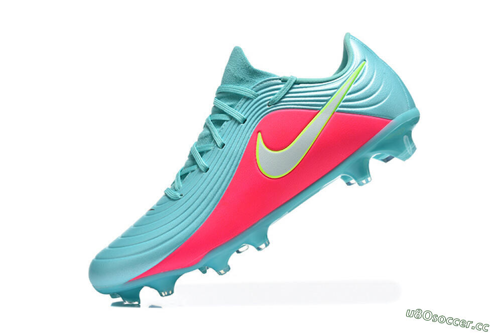 Men's Nike Tiempo Legend 11 Elite FG Firm Ground Low-Tops Football Boots - Aqua/Coral Glow/Neon Lime 8