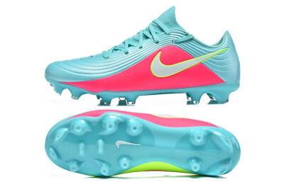 Men's Nike Tiempo Legend 11 Elite FG Firm Ground Low-Tops Football Boots - Aqua/Coral Glow/Neon Lime