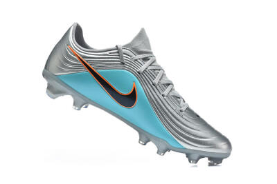 Men's Nike Tiempo Legend 11 Elite FG Firm Ground Low-Tops Football Boots - Silver/Bright Orange/Black