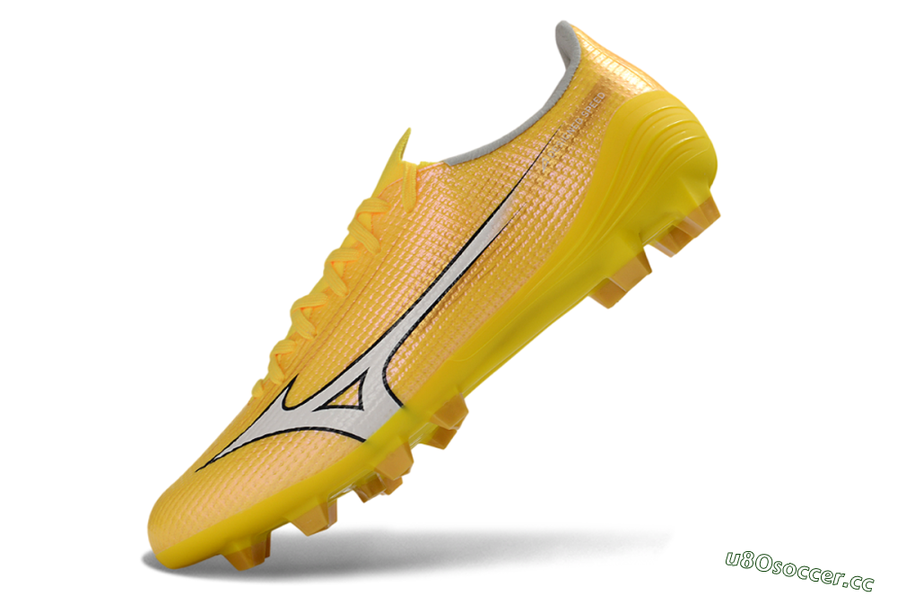 Men's Mizuno Alpha 3 FG Firm Ground Low-Tops Football Boots - Yellow/Bright Sunshine/Golden Glow 5