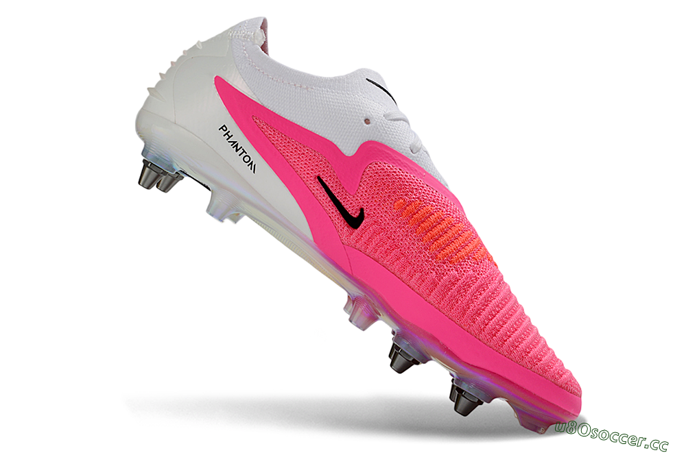 Men's Nike Phantom 6 Elite Low SG Soft Ground Low-Tops Football Boots - Pink/Neon Pink/White 4