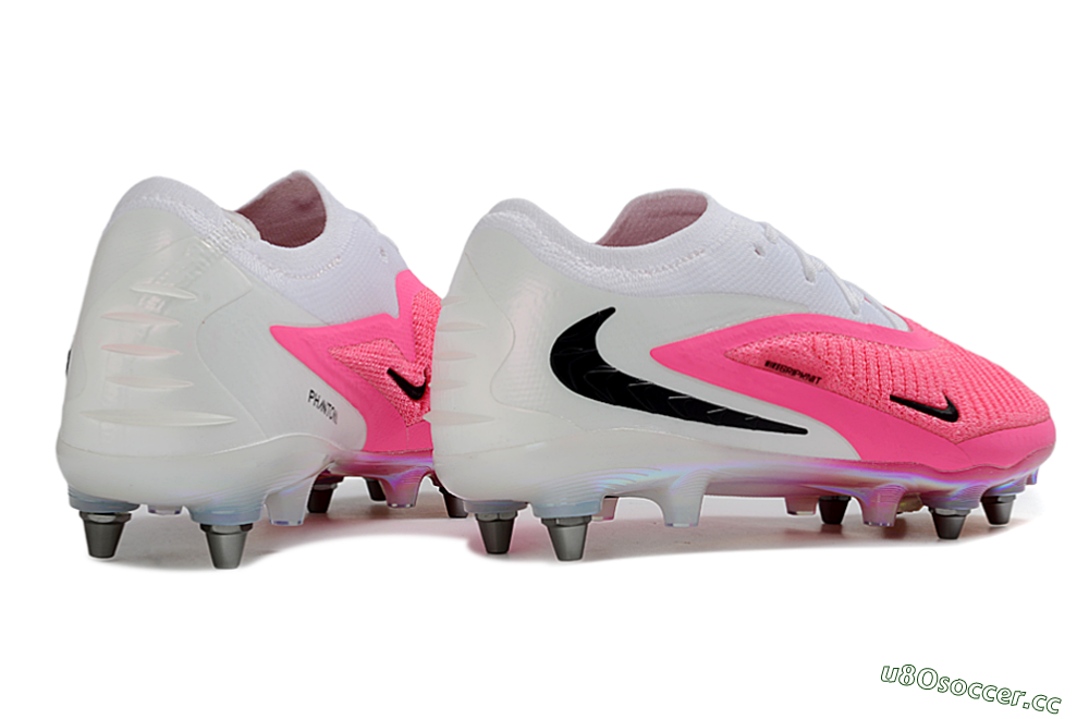 Men's Nike Phantom 6 Elite Low SG Soft Ground Low-Tops Football Boots - Pink/Neon Pink/White 6