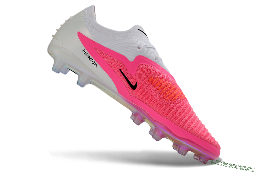 Men's Nike Phantom 6 Elite Low AG Artificial Grass Low-Tops Football Boots - Pink/Neon Pink/White 4