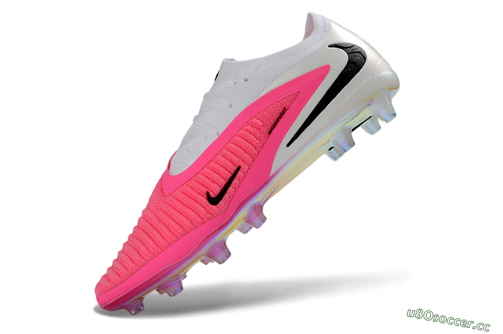 Men's Nike Phantom 6 Elite Low AG Artificial Grass Low-Tops Football Boots - Pink/Neon Pink/White 5