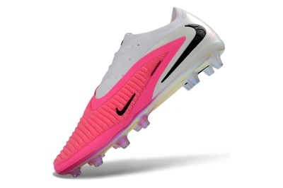 Men's Nike Phantom 6 Elite Low AG Artificial Grass Low-Tops Football Boots - Pink/Neon Pink/White