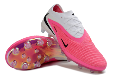 Men's Nike Phantom 6 Elite Low AG Artificial Grass Low-Tops Football Boots - Pink/Neon Pink/White