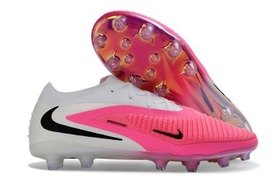 Men's Nike Phantom 6 Elite Low AG Artificial Grass Low-Tops Football Boots - Pink/Neon Pink/White