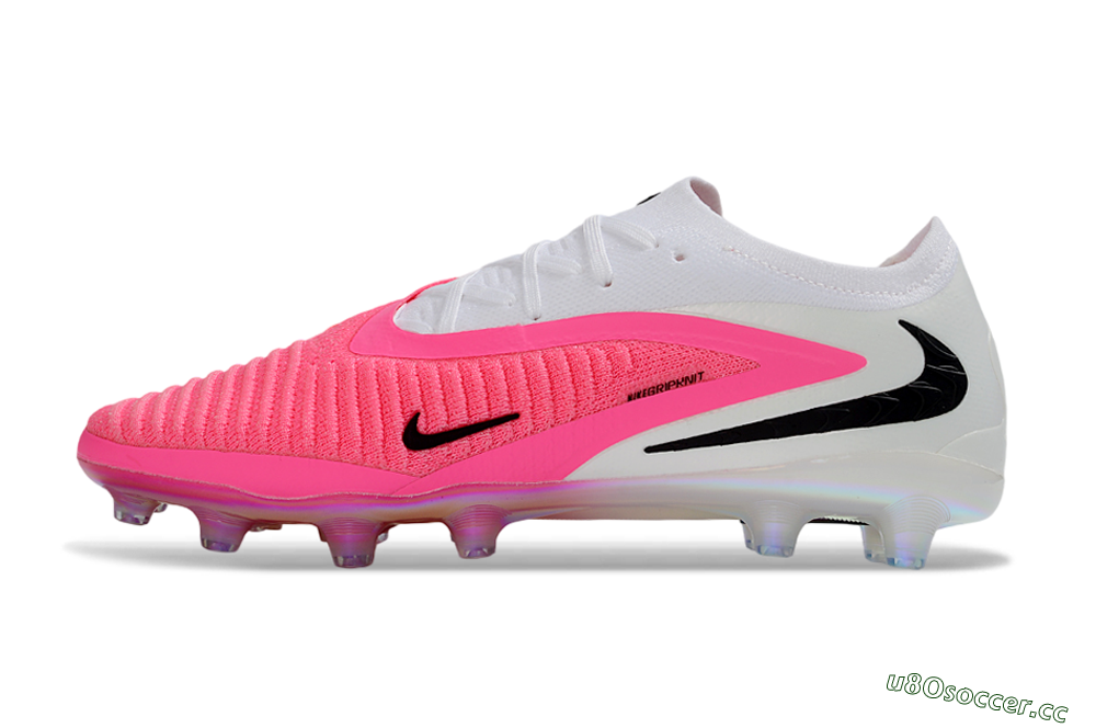 Men's Nike Phantom 6 Elite Low AG Artificial Grass Low-Tops Football Boots - Pink/Neon Pink/White 0