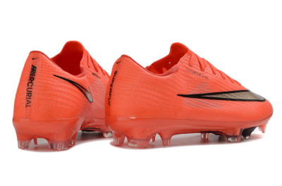 Unisex Nike Air Zoom Mercurial Superfly 11 FG Firm Ground Low-Tops Football Boots - Orange/Electric Orange/Black