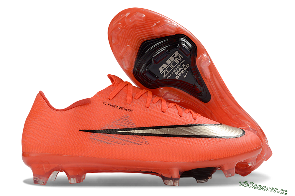 Unisex Nike Air Zoom Mercurial Superfly 11 FG Firm Ground Low-Tops Football Boots - Orange/Electric Orange/Black 2