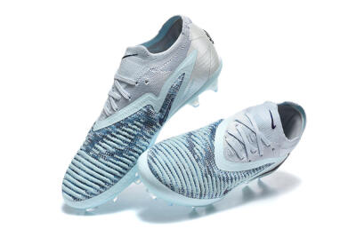 Men's Nike Phantom 6 Elite Low FG Firm Ground Low-Tops Football Boots - Blue/Ocean Breeze/Steel Blue