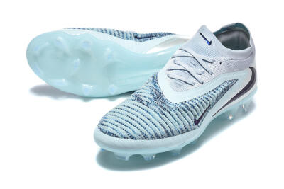 Men's Nike Phantom 6 Elite Low FG Firm Ground Low-Tops Football Boots - Blue/Ocean Breeze/Steel Blue