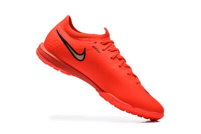 Unisex Nike Air Zoom Mercurial Varpor 17 Elite TF Artificial Turf Low-Tops Football Shoes - Red/Bright Red/Gold Accent