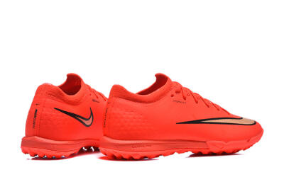 Unisex Nike Air Zoom Mercurial Varpor 17 Elite TF Artificial Turf Low-Tops Football Shoes - Red/Bright Red/Gold Accent