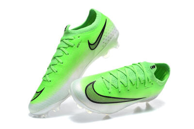 Unisex Nike Air Zoom Mercurial Varpor 17 Elite FG Firm Ground Low-Tops Football Boots - Green/Neon Green/White